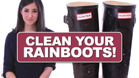 rubber boot cleaning instructions